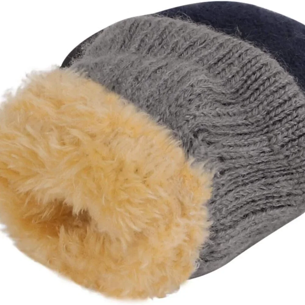 Toddler Kids Warm Winter Gloves Cute Infant Baby Boys Girls Thick Fleece Lined F